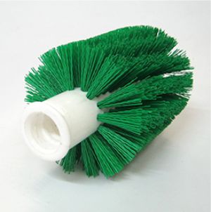 Cepillo cilíndrico con fibra de nylon y base de polipropileno para limpieza